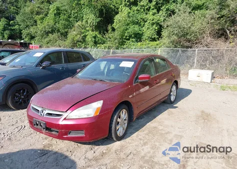 2006 Honda Accord 3.0 Ex z USA, uszkodzony, nr VIN 1HGCM66596A064680
